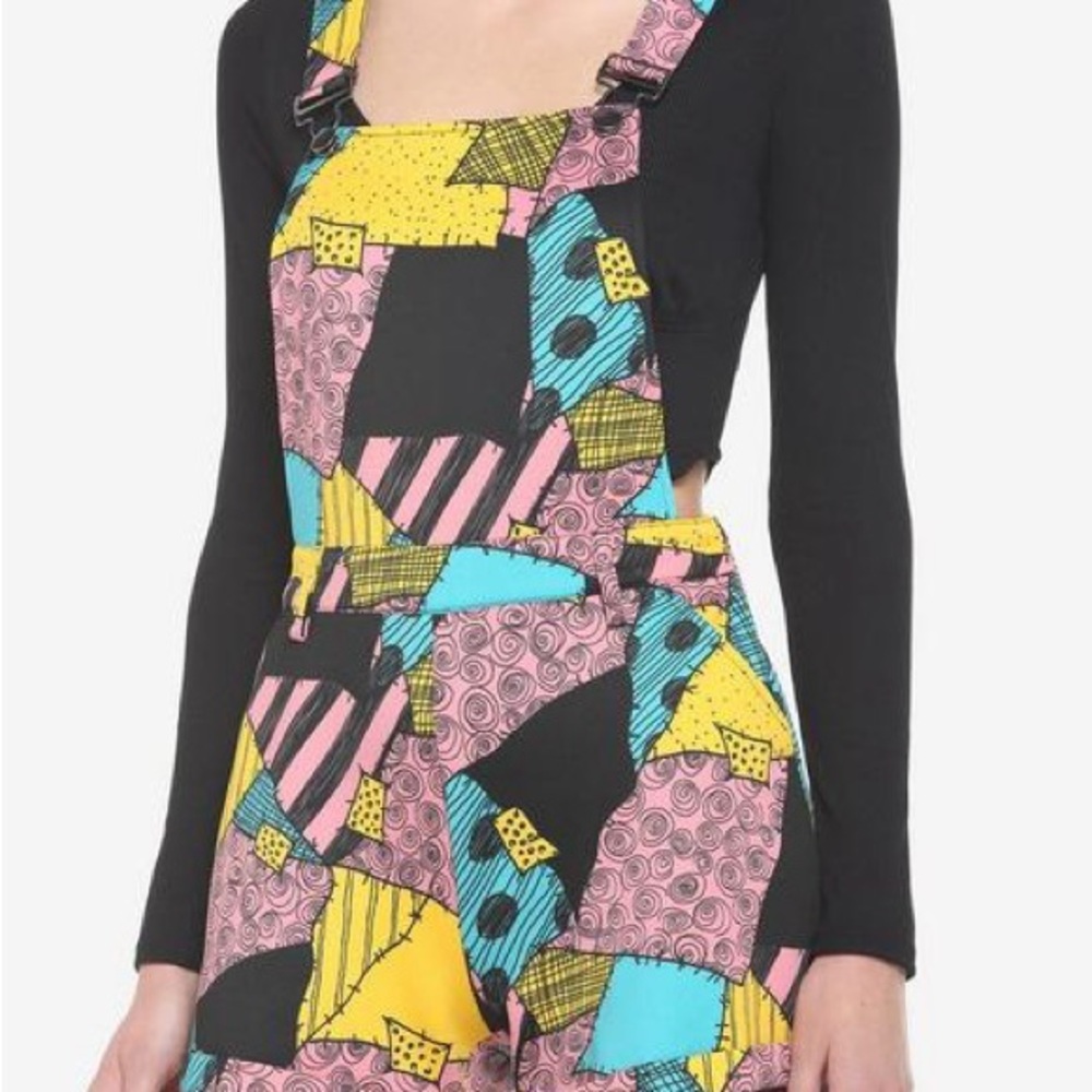 Nightmare before xmas Sally shortalls